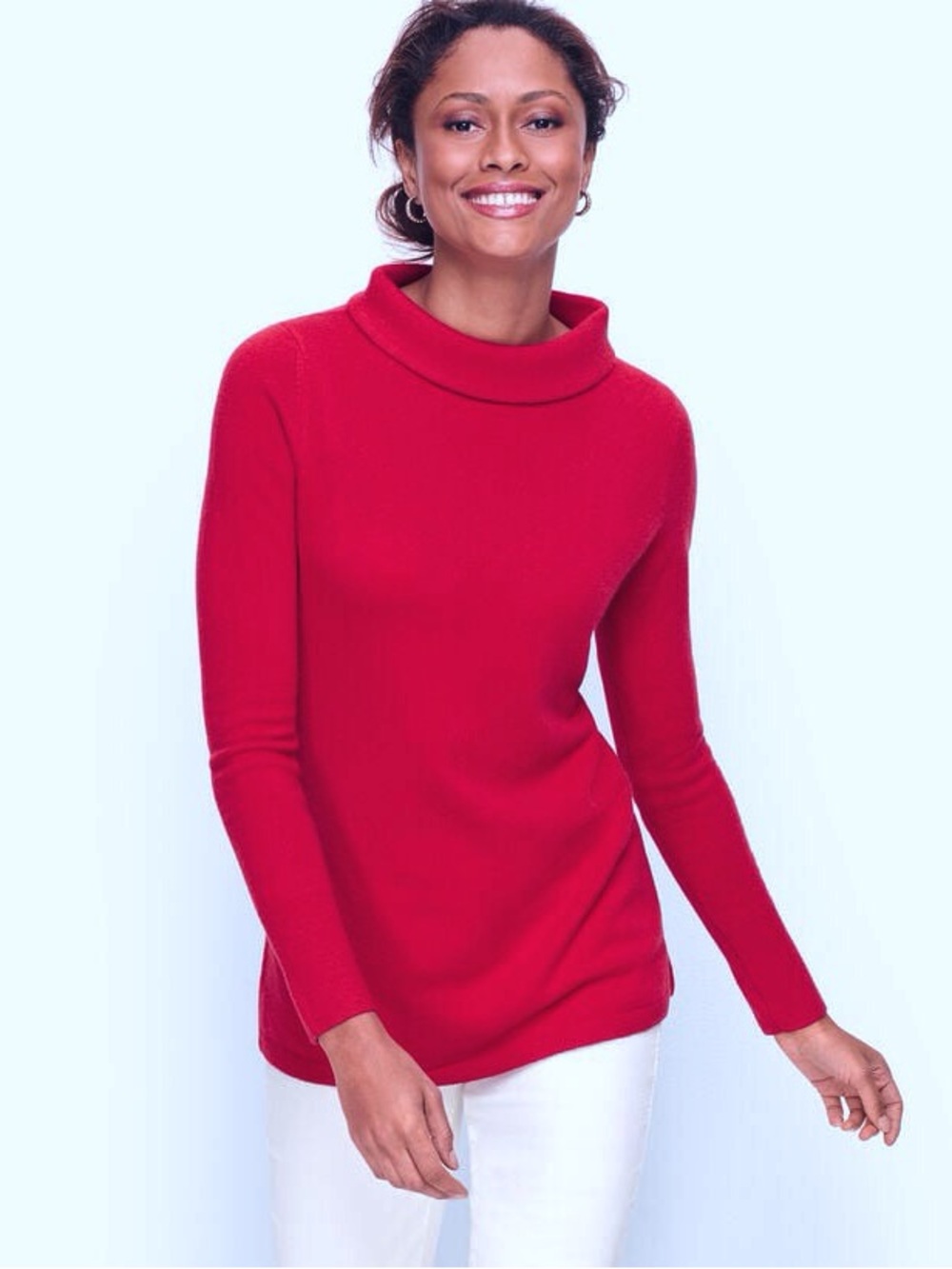 Talbots Sabrina 100% Cashmere Tunic Sweater
